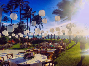 Cocktail hour music at Andaz Maui