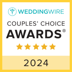 WeddingWire Couples' Choice Awards 2024 badge awarded to Ben Mallare Events & Entertainment for exceptional live wedding bands and entertainment services.